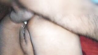 Hot bhabhi taking dick in her Indian black ass