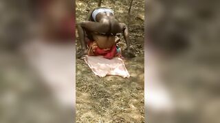 Poor desi couple fucking outdoors