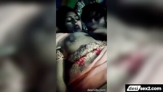 Innocent dehati woman boobs suck and blowjob video