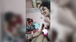 Village girlfriend handjob and sucking video