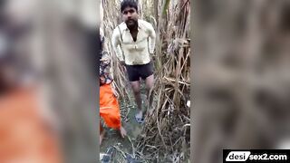 Desi bhauji caught fucking in sugarcane field