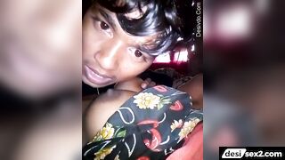 Adivasi mami boobs suck and lip kiss with bhanja