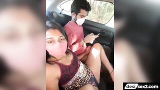 Sexy gujju couple in hot car sex video