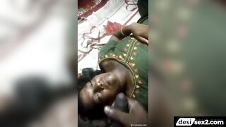 Tamil maid cummed on her face!