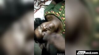 Tamil maid cummed on her face!