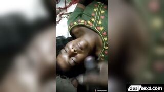 Tamil maid cummed on her face!