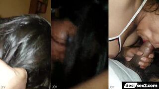 NRI aunty sucking big cock and moaning in pleasure