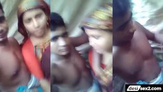 Adivasi majdur lady ke boobs suck karne ka video