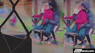 UK Pakistani couple fucking in open park